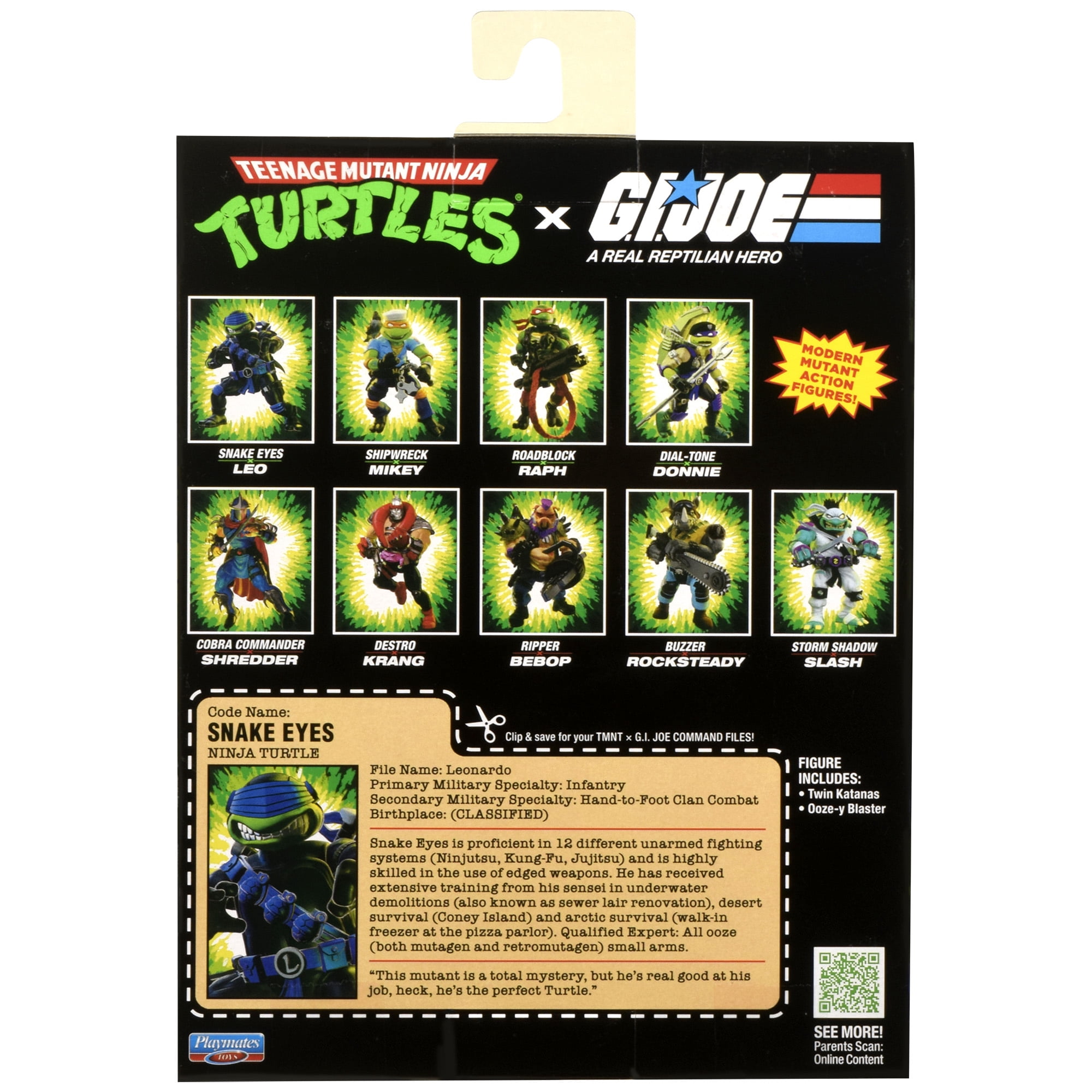 Teenage Mutant Ninja Turtles x G.I. Joe: Snakes Eyes x Leo