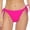 Hot Pink, variant on Women Vintage Print Low Waist Brazilian Bikini Bottom Swimwear Briefs Beachwear Bikini Bottom Side Tie Thong Bathing Swimbottom,S
