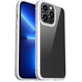 thumbnail image 1 of Funda transparente de TPU + PC para iPhone 13 Pro Max, color blanco, 1 of 5