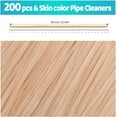 thumbnail image 2 of 200psc Skin Color Pipe Cleaners, Chenille Stems, Pipe Cleaners for Crafts, Pipe Cleaner Crafts, Art and Craft Supplies., 2 of 5