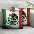 thumbnail image 3 of JEUXUS  Mexico Independence Day Throw Pillow Cover Decorative Pillow Covers Throw Pillow Case Cushion Case for Room Bedroom Sofa Chair Car Home Decor Gifts, 3 of 5