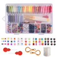 thumbnail image 1 of Friendship Bracelet Making Kit Novelty Creative Alphabet Jewelry Kit Letter Bead, 1 of 10