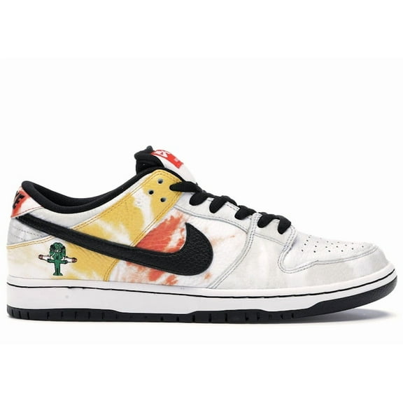 Nike Men's SB Dunk Low Raygun Tie-Dye White Skateboarding Shoes, from StockX