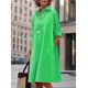 thumbnail image 4 of Vestido Zhyaj Boho Style Maxi Green 2025 Primavera/Verano para mujer, 4 of 6