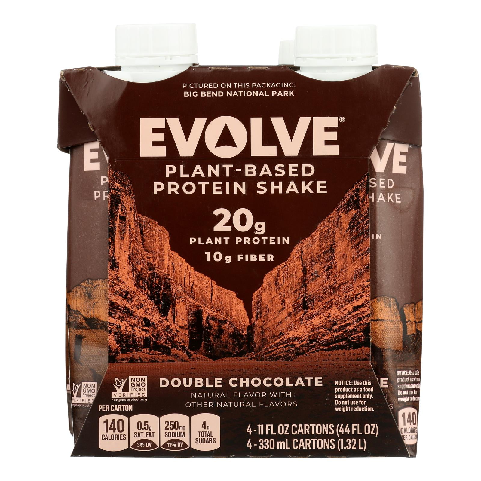 Evolve Classic Chocolate Protein Shakes Case of 3 4/11 OZ