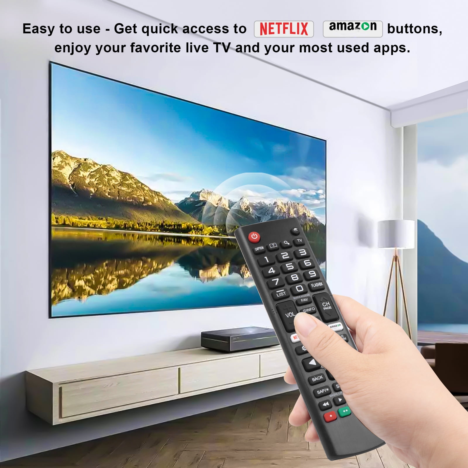 Universal Remote Control for LG TV Remote, Only Compatible with All Models for LG Brand