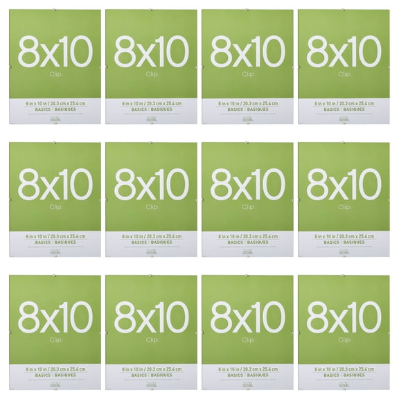 Studio Decor Clip 8" x 10" Frame, Basics, 12 Pack