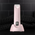 thumbnail image 1 of EIMELI Electric Trimmer for Men | SkinSafe Ceramic Blades | Quiet Waterproof Rechargeable Razor | 4 Adjustable Length Guards | LED Display | Charging Base | 5ml Lubricant Included, 1 of 7