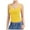 Z2-Yellow, variant on Povozer Women Spaghetti Strap Scoop Neck Ribbed Tank Tops Slim Fitted Cotton Camisole Basic Sleeveless Layering Shirts(Yellow,S)