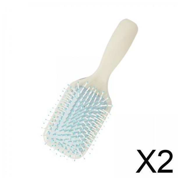 Cepillo para el cabello,Cepillo de pelo con forma de paleta Cepillo de pelo con cerdas con punta de bola,Cepillo para desenredar el cabello con base de cojín para secado en húmedo,Cepillo