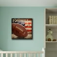 thumbnail image 2 of wall26 - Rustic Football - Football Vintage Wood Grain - Canvas Art Home Art - 12x12 inches, 2 of 4