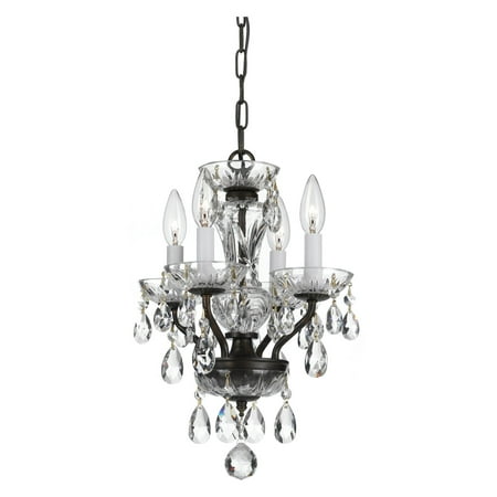 Sunrise Traditional Chandelier - Crystorama Traditional Crystal 5534 4 Light Chandelier
