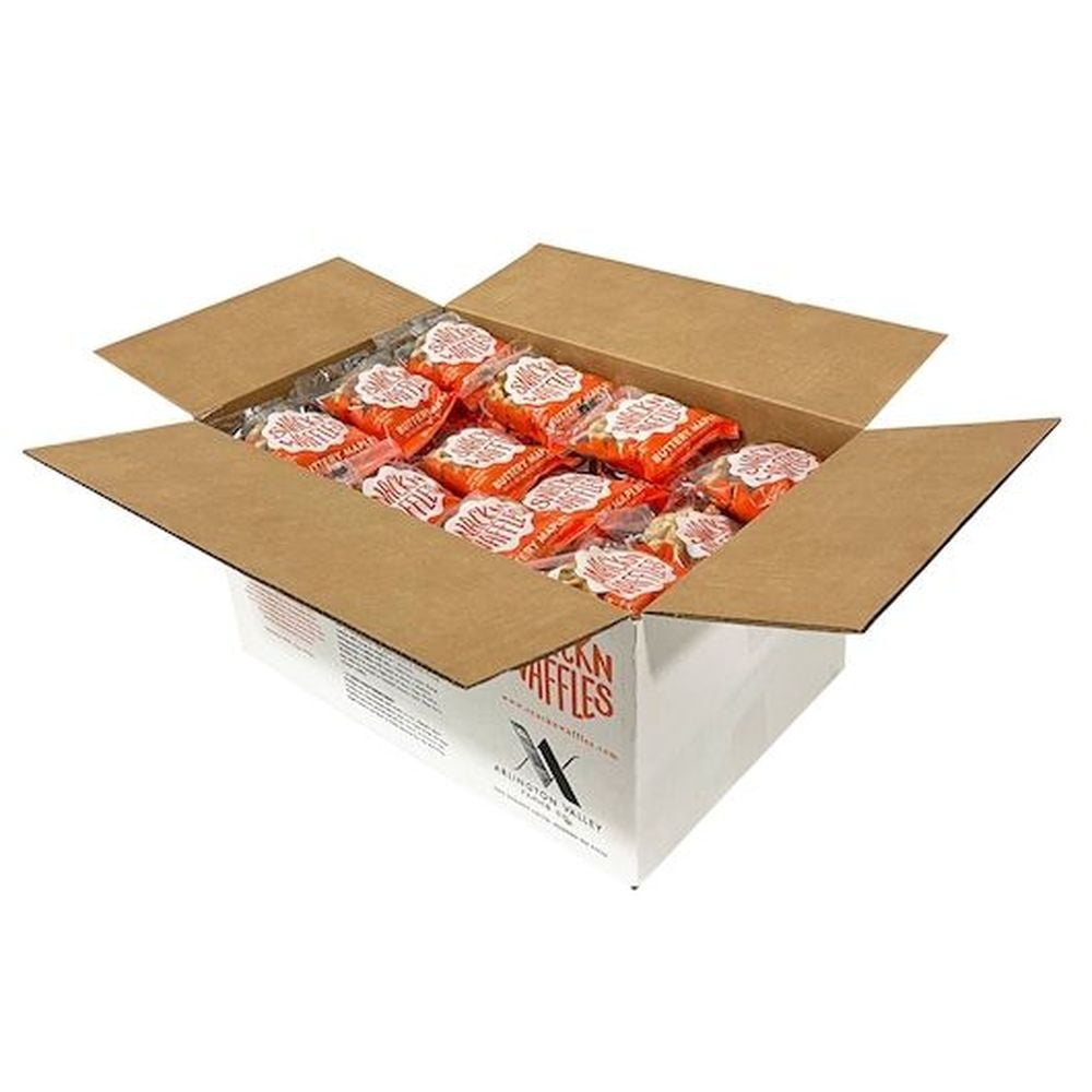Snack N Waffles Buttery Maple Waffles, 2.4 Ounce -- 96 per case.