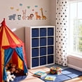 thumbnail image 6 of Dailivio Collapsible Fabric Cube Storage Bins, Storage Cubes Organizer Bin, Navy Blue, 2 Pack, 10.5" x 10.5", 6 of 9