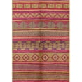 thumbnail image 1 of Ahgly Company Indoor Rectangle Mid-Century Modern Crimson Red Solid Area Rugs, 4' x 6', 1 of 6