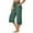 Green, variant on Womens Plus Size Capris Womens Summer Fashion Solid Casual Elastic Waist Wide Leg Pants Gifts for Family Gray S