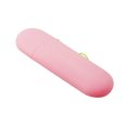 thumbnail image 4 of FELTECHELECTR Travel Toothbrush Containers Toothbrush and Toothpaste Storage Travel Wash Case Pink 1Set, 4 of 8