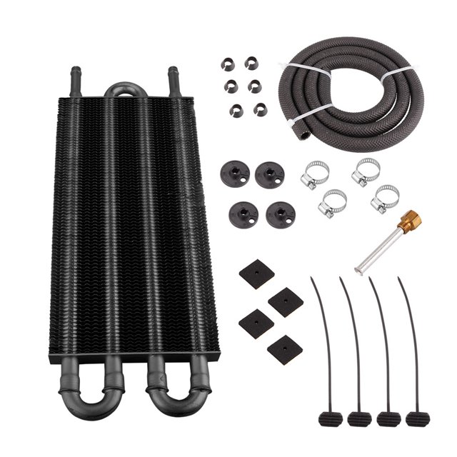 TFixol High-Performance Aluminum Alloy Car AC Tubular Condenser - 4-Row Black, Compact & Durable Design for Enhanced Cooling Efficiency