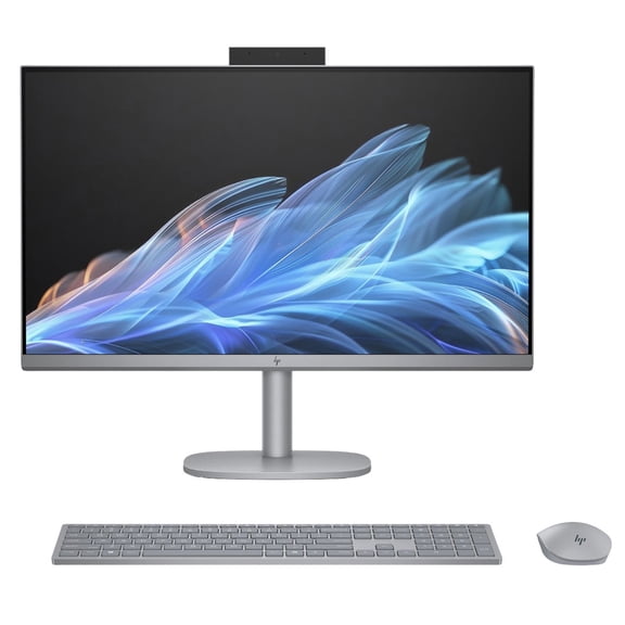 Restored HP OmniStudio 27-CS0000 27" FHD Touch Intel Core Ultra 5 125H 1.5 GHz 16GB DDR5 256GB SSD Intel Arc Windows 11 Home All-in-One Desktop, Grey