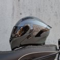 thumbnail image 3 of Casco de motocicleta ORZ, unisex, modular, abatible, de cara completa, para carreras, con viseras dobles, aprobado por DOT, 3 of 5