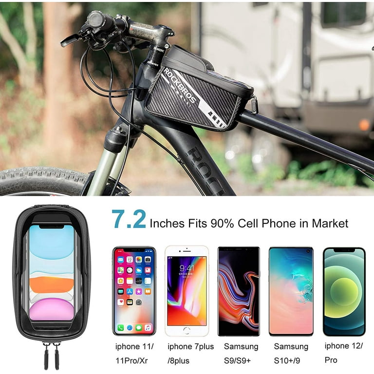 Rockbros Smartphone Bag For Bike Waterproof Rockbros Bicycle Frame