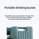 thumbnail image 5 of Speravity Contenedor de almacenamiento de agua de 12L, portátil, para el hogar, Camping, Picnic, pesca, gran capacidad, portabebidas, cubo con grifo Kits y herramientas para tallar Speravity TO009591-00, 5 of 6