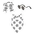 thumbnail image 3 of AuroraX Porch Goose Clothes Set 23" 17 19 2026 Soccer Party Decorations Porch Goose Outfit Sets Holiday Triangular Scarf Bow Sunglasses Front Porch Goose Clothes Yard Outdoor Decor, 3 of 9
