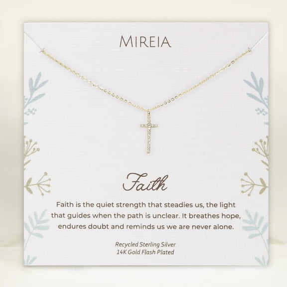 Pavé Cross Pendant Necklace - Celebrate Your Faith