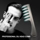 thumbnail image 4 of Dientes anchos Peine del cabello Hombre Plástico Clásico Aceite Slick Styling Cepillo para MABOTO Peine, 4 of 5