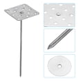 thumbnail image 4 of Clavos de Aislamiento Perforados de 3.2 Pulgadas con Arandelas Redondas, Paquete de 80 Clavos de Aluminio para Fijar Tableros de Espuma, 4 of 6
