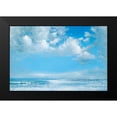 thumbnail image 2 of David, West 24x17 Black Modern Framed Museum Art Print Titled - At The Beach, 2 of 5