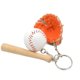 thumbnail image 4 of 2 Piezas De Aleación De Béisbol Pelota De Tenis Raqueta Colgantes Deporte Llavero perfke Llavero deportivo, 4 of 9