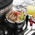thumbnail image 4 of Stainless Steel Lunch Bowl with Lid Leak-Proof Handled Food Storage Container Lunch Box, 4 of 4