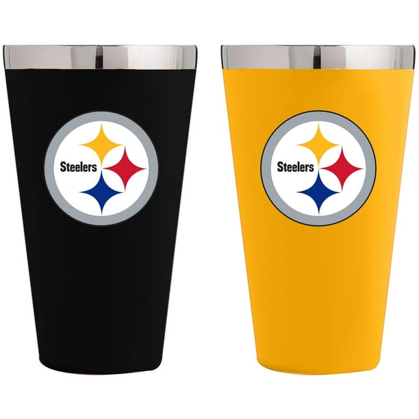 Pittsburgh Steelers Team Color 2Pack Stainless Steel Pint