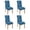 Tropical Plant-2, variant on 4 Pcs Dining Chair Slipcover Spandex Super Fit Stretch Removable Washable Kitchen Chair Slipcovers for Home Party Hotel Wedding Ceremony, Universal Size (Pioneer Flower)