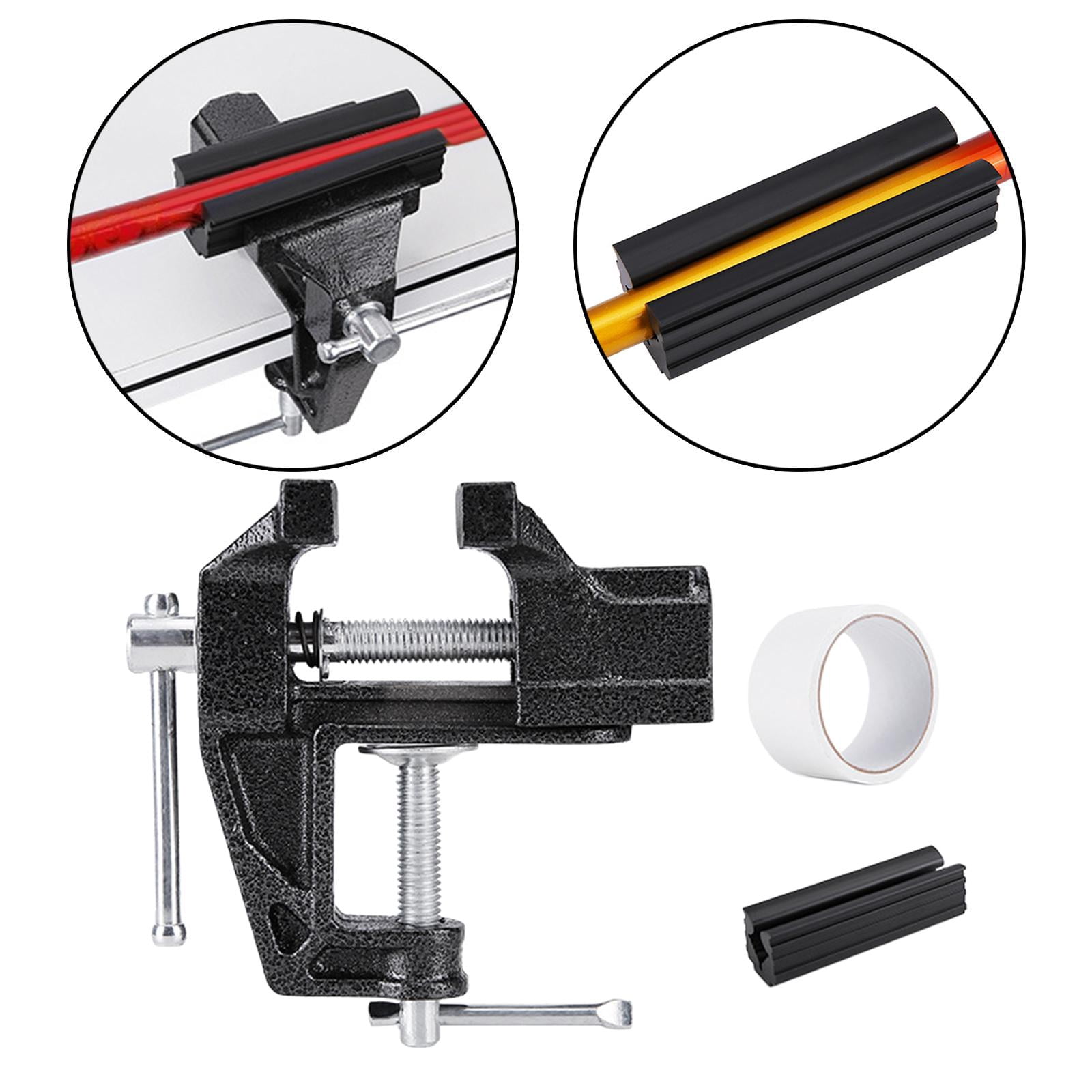 Dualoai Golf Club Grip Club Cover Removal Repairing Professional Set Vise Clamp Fixtures