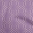 thumbnail image 1 of oneOone Velvet Purple Fabric Geometric Allover Modern Traditional Sewing Material Print Fabric By The Yard 58 Inch Wide, 1 of 4