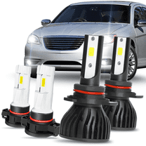 For Chrysler 200 2011-2012 - 4X LED Headlight High Low Beam   Fog Light Bulb