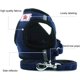 thumbnail image 2 of Arnés de entrenamiento suave Chaleco de tela de malla Arnés de chaleco para perros para cachorros, gatos, animales pequeños PS042 (M, azul oscuro) esquí esquí Gafas de esquí, 2 of 5