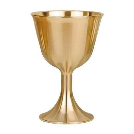 

Grandest Birch Durable Wine Glass Good Gloss Copper Portable Smooth Edge Wine Cup for Daily Use Smooth Edge Polishing Portable Win
