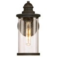 thumbnail image 2 of Westinghouse Lighting 6373900 Vicksburg One-Light Outdoor Wall Lantern, Oil Rubbed Bronze Finish with Highlights and Clear Seeded Glass Porch Light, 2 of 4