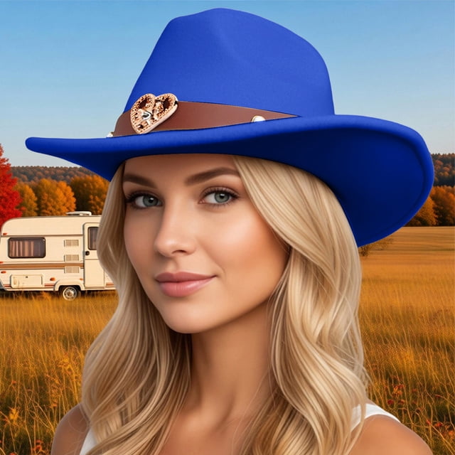 Chapeau de Cowboy Classification des Produits Style Western avec Bandeau Classique pour Hommes et Femmes