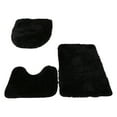 thumbnail image 1 of Juego de alfombrillas de baño Bearachild 3 piezas antideslizante negro, 1 of 6