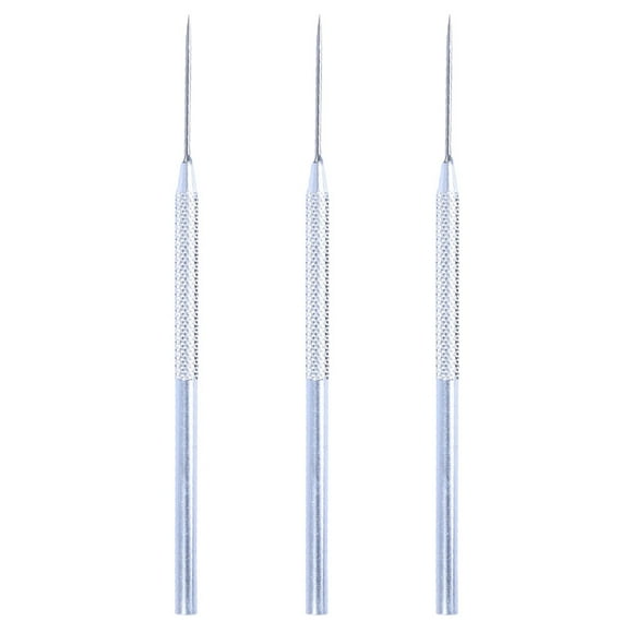 Miangastore Clay Supplies Silver Adults Clay Modeling 3Pcs 15.70X0.60X0.60In