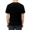 thumbnail image 6 of Effete Feline Claw Marks Scratch Unisex Cut & Sew Tee (AOP), 6 of 7