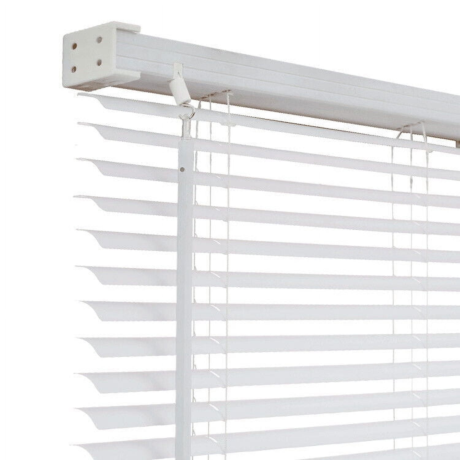 CUSTOM CUT 1" Pvc Blinds Window Venetian White Easy Fit Home Office Blind Effect