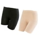 thumbnail image 5 of 2 pantalones cortos de seguridad de verano, ajustados, para vestir, faldas, leggings y pantalones cortos antidesgaste para mujeres y niñas (modal, parte superior lisa, L, negro y beige), 5 of 5