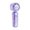 B, variant on YIJIA Silent Rechargeable Turbo Handheld Fan Plastic Digital Temp Readout Portable Outdoor Personal Air Cooler 7.01x3.15x3.15 Inches 1 Unit