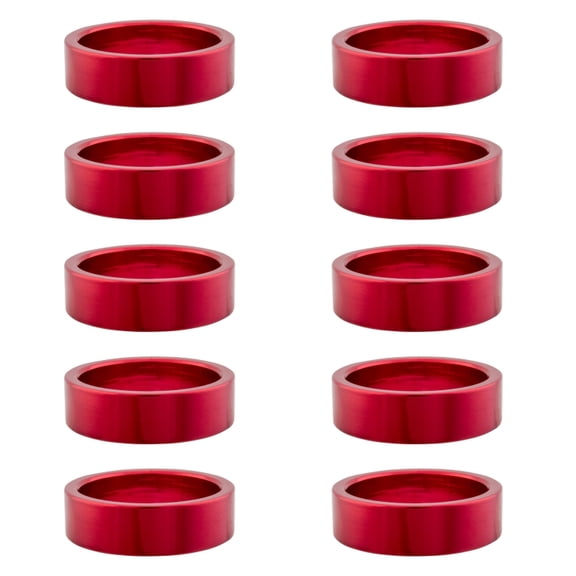 Origin8 Alloy Headset Spacers 1-1/8in x 10mm Spacer Red