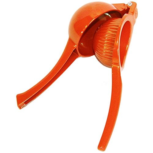 Alpine Cuisine Heavy Duty Orange Squeezer Hand Press Aluminum, Metal